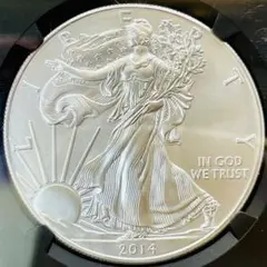☆最高鑑定☆ 2021年 イーグル銀貨 NGC ER PF70UC 最終タイプ1 - メルカリ