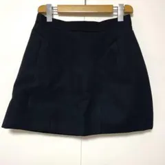 未使用 ZARA ザラ ブラック ミニスカート S タグ付き