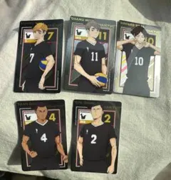 ハイキュー　メタリックカードコレクション　宮侑　宮治　角谷倫太郎　稲荷崎高校