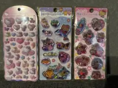 ハローキティ シールセット 3種(コットンパフィ／ウォーターinシール