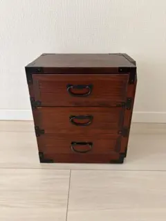 木製小物収納 3引き出し クラシックスタイル