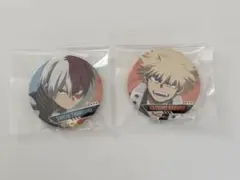 ヒロアカ プルスク 缶バッジ 爆豪 轟