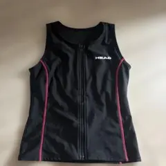 HEAD レディース スポーツ用水着 ジップアップ 7号　トップスのみのサムネイル