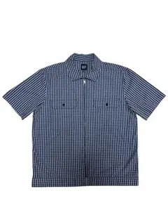 GAP シャツ ポプリン ジップアップ ポケットシャツ メンズ