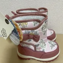 【新品】スノーブーツ　女の子　13センチ