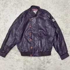 PIAA 90s ririZIP レザージャケット レーシング 紫 CA00