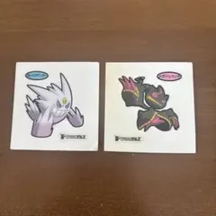 ポケモンパンシール　デコキャラシール　白いメガゲンガー　メガジュペッタ