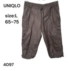 UNIQLO ユニクロ　ハーフパンツ　レディース　ウエストゴム　Ｌ