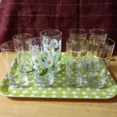 昭和レトログラス8個セット