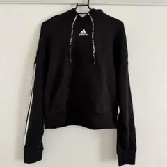 adidas ブラック パーカー Mサイズ
