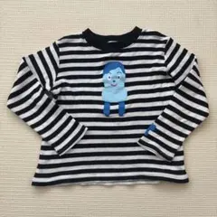 みいつけた！コッシー ストライプ柄長袖カットソー 110