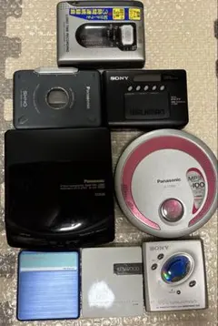 카세트+MD+CD 대량판매 8종 세트 정크