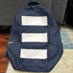 adidas ネイビー 3ストライプ リュック
