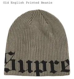 supreme Old English Printed Beanie olive