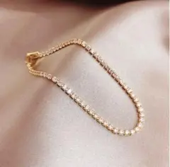 お見逃しなく✌️エレガント 最高級カット AAAクラス czダイヤ ブレスレット