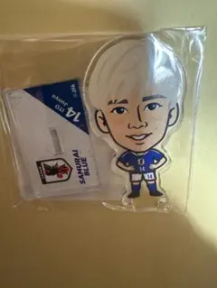 み*ん様 モバガチャSAMURAI BLUE サッカー日本代表 中村敬斗 アクリ