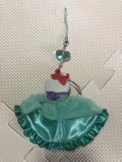 お値下げ‼️ディズニープリンセス❤️アリエル携帯クリーナーストラップ【中古】