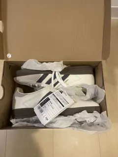 【新品】23.5cm emmi別注 adidas ガゼル インドア オフホワイト