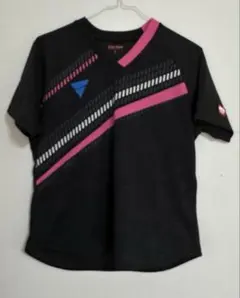 【上下セット売り】VICTAS 卓球ウェア ユニフォーム ブラック/ピンク