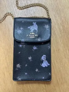COACH Disney101匹わんちゃんスマホショルダーバッグ