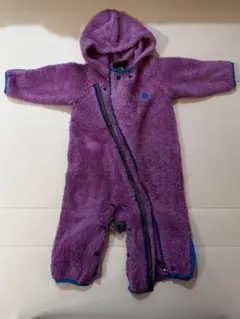 THE NORTH FACE フリースロンパース 紫