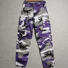 ROTHCO ロスコ BDU カーゴパンツ パープルカモ 迷彩 紫 S-REG