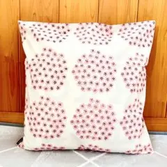 新品　マリメッコ 大判　プケッティ　 シリヤライン限定　クッションカバー