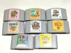 N64 ゲームソフト 8本セット　動作未確認　　マリオ　ドンキ　他