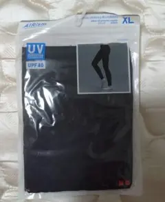 ユニクロ　エアリズムUVカットレギンス（10分丈） XL　ブラック