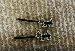 新品、犬型ヘアピンセット