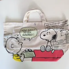 PEANUTS キャンバス地スヌーピー バッグ