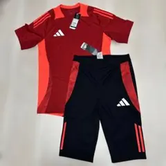 adidas TIRO24 トレーニングトップ ハーフパンツセット Lサイズ