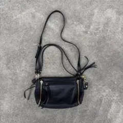 box21 レザー調 2WAYショルダーバッグ 黒