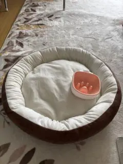 ベッドと早食い防止フ－ドボウルのサムネイル