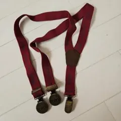 밥슨 버건디 서스펜더