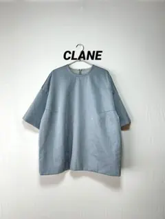 CLANE クラネ PADDED SATIN TOPS 半袖カットソー 1のサムネイル