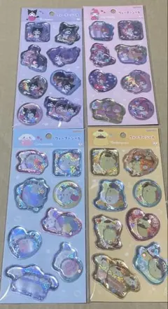 サンリオ　ウォーターシール　クロミ　マイメロディ　 シナモン　ポムポムプリン