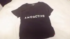 アモスタイルアクティブ　ルーズフィットTシャツ　白・黒2枚セット