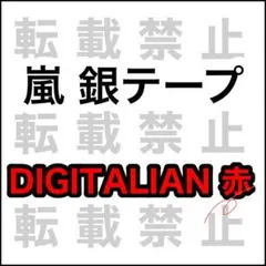 嵐 DIGITALIAN 銀テープ 赤 1本