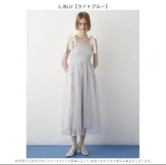 【FURFUR】ドットスパンコール刺繍ワンピース