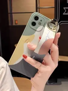 iPhoneケース　iPhone11pro スマホケース　カバー　カラフル　緑