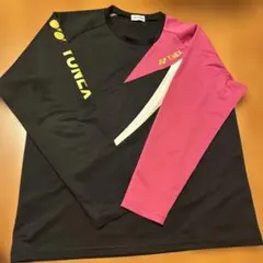 YONEX 長袖ウォームアップウェア Lサイズ 黒/ピンク