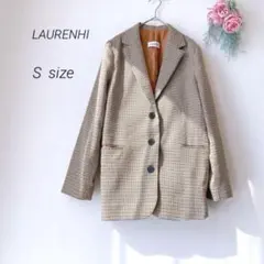 LAURENHI ローレンハイ/ テーラードジャケット（S）チェック韓国のサムネイル