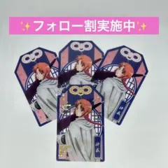 銀魂 吉原大炎上 ナムコ限定 お守り型クリアシート 神威 2種4枚セット