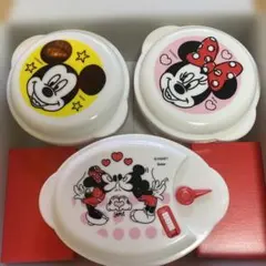 ディズニー ミッキー&ミニー 保存容器 3個セット