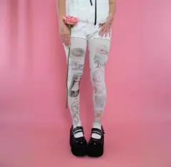 プリントタイツ