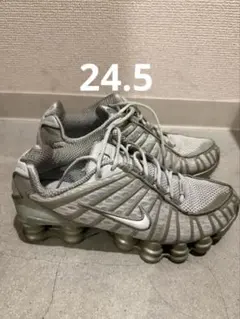 24.5 nike shox tl right army ショックス
