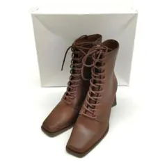 未使用 EVOL スクエアレースアップショートブーツ M 9450