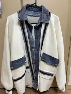 デニムブルゾン