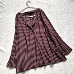 23区☆大きいサイズ 48☆ストライプ トップス カットソー